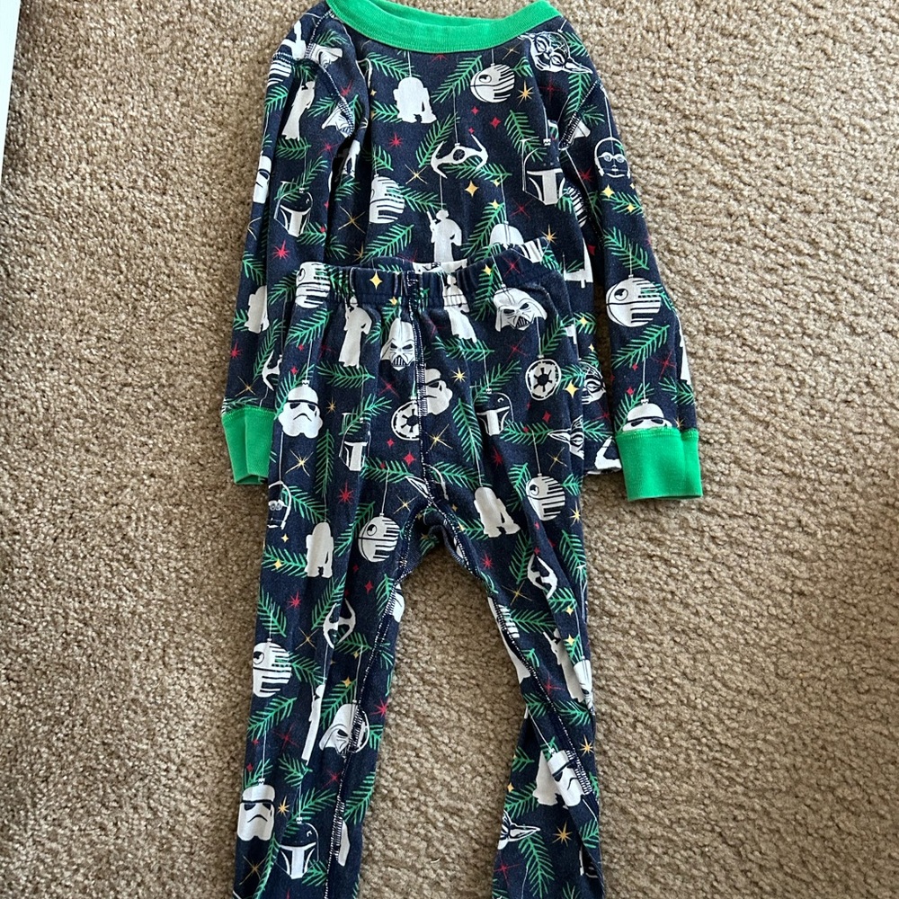Hanna Andersson Star Wars Holiday Long John Pajamas